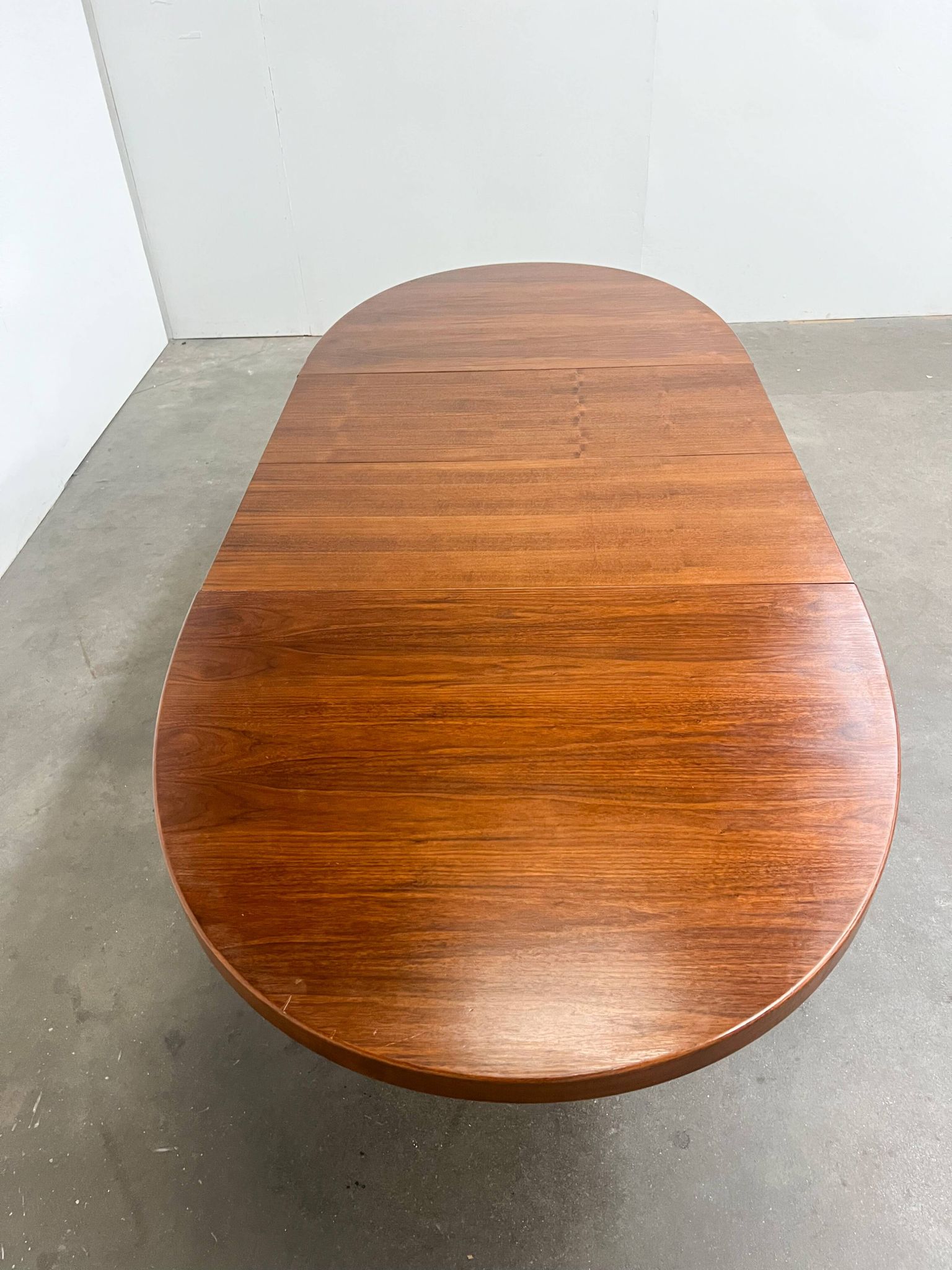 Table extensible vintage Baumann – 2 rallonges intégrées, années 60