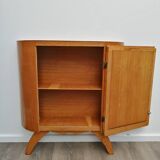 Wooden and rattan buffet