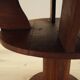 Oak coffee table, Italian design, 1960s, production: Italy