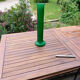 luminous glass vase