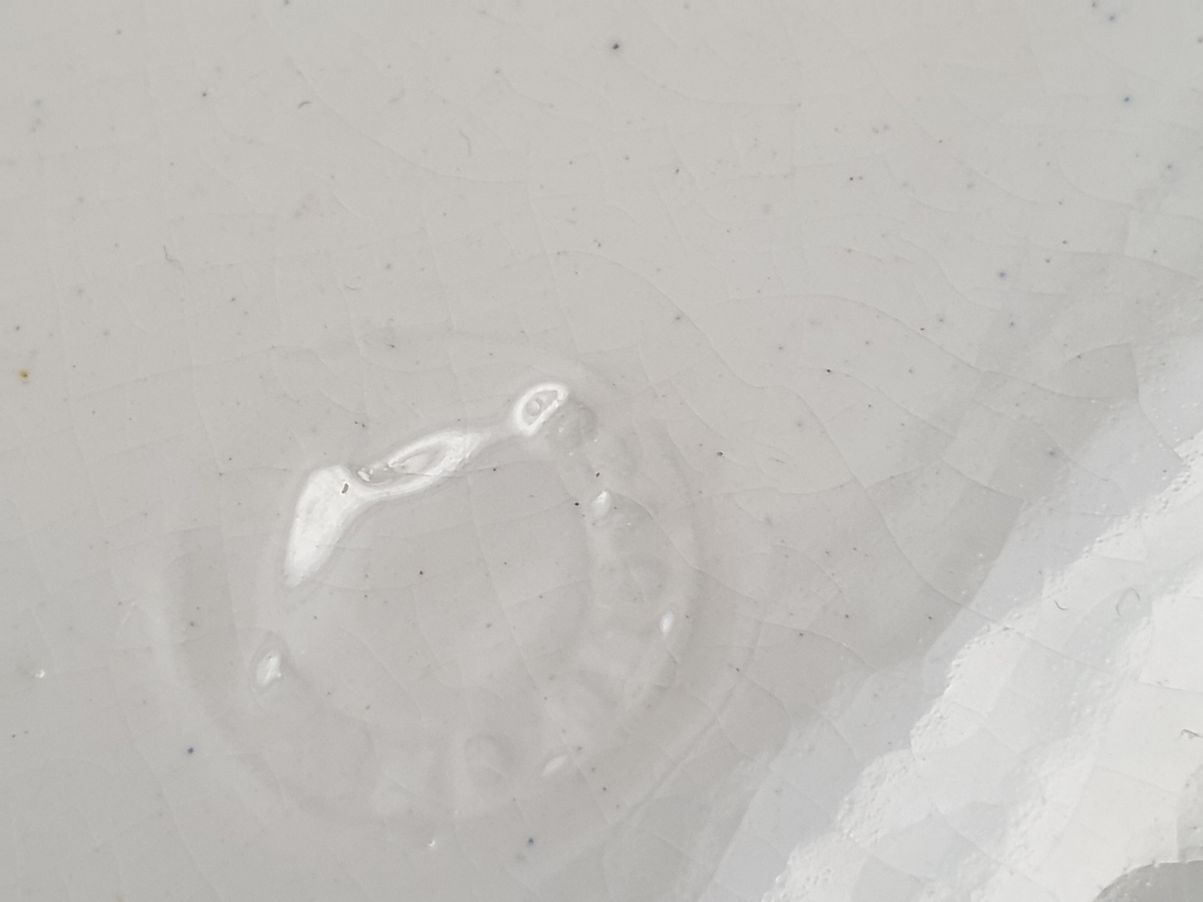 vintage oval dish in English earthenware