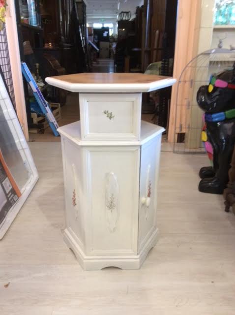 Painted bedside table