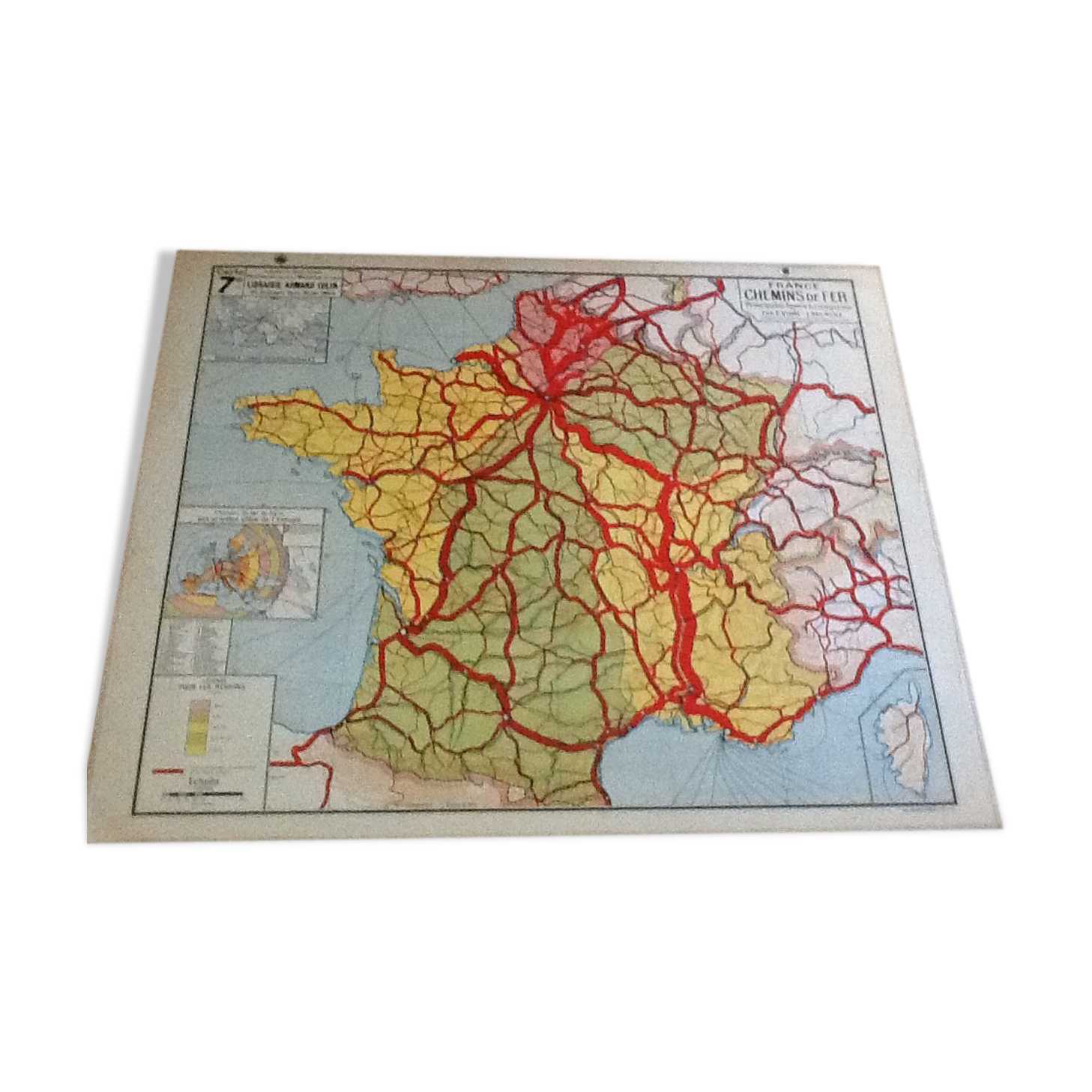 School n ° 7 france paths of iron vidal-lablache map