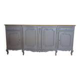 Vintage Regency sideboard restyled in taupe