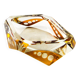 Art Deco ashtray, crystal glass, Huta Julia, Poland, 1960s