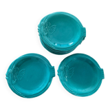Assiettes poisson vintage