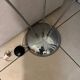 DELMAS three-arm chrome floor lamp - vintage 1970s