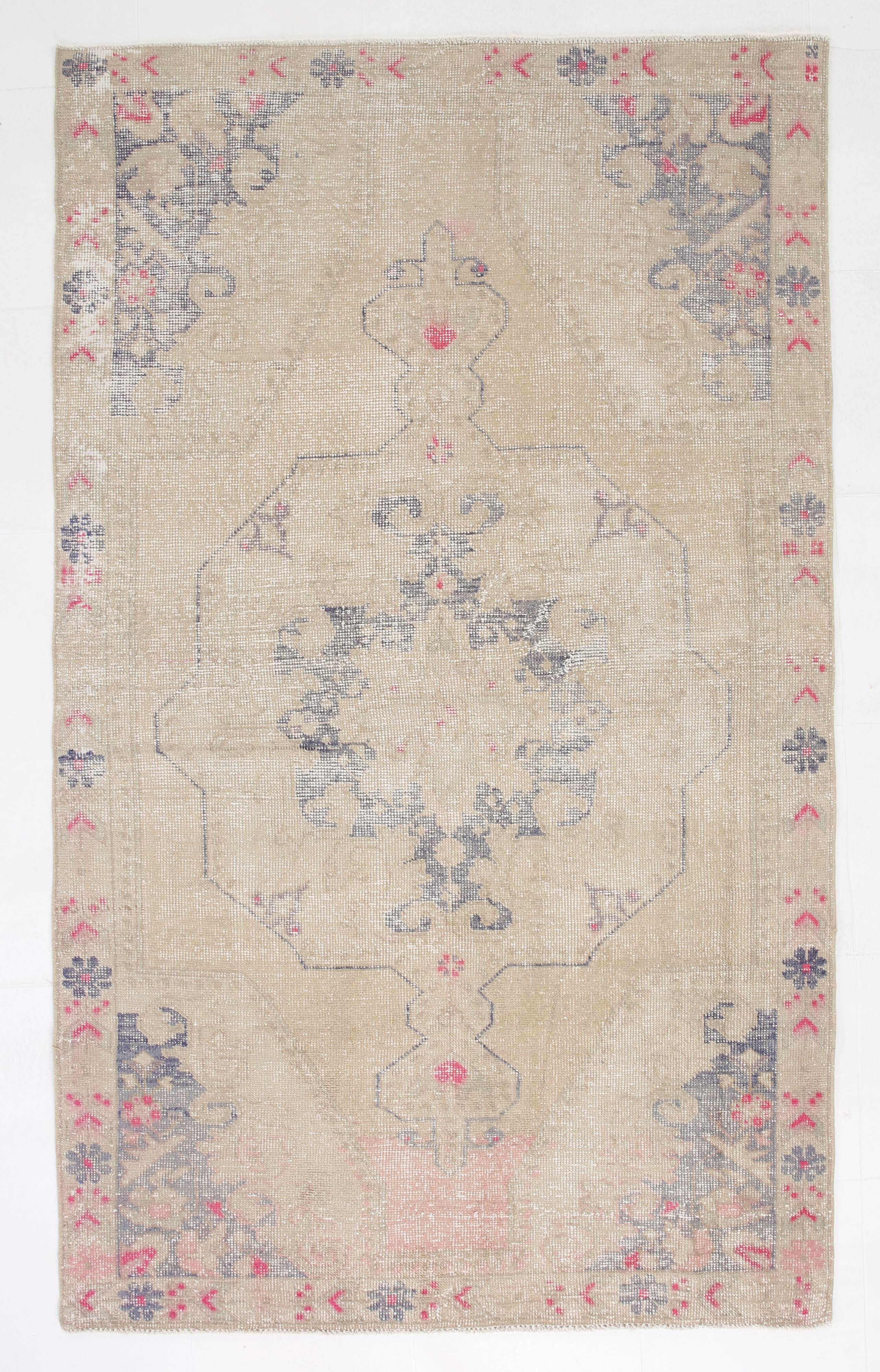 4x7 bohemian vintage area rug