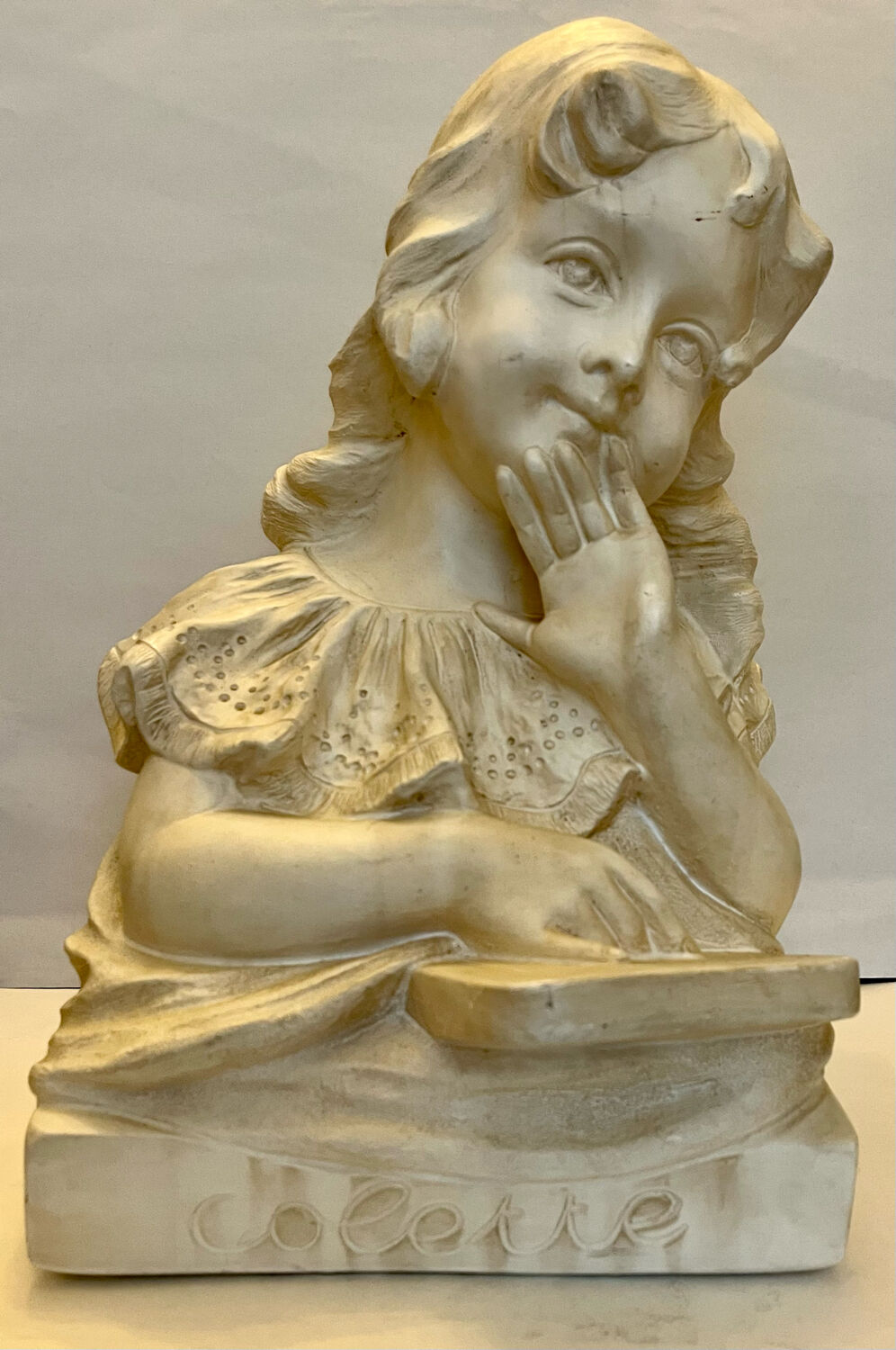 Buste en plâtre