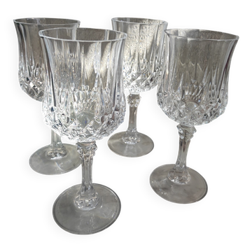 Grands verres en cristal