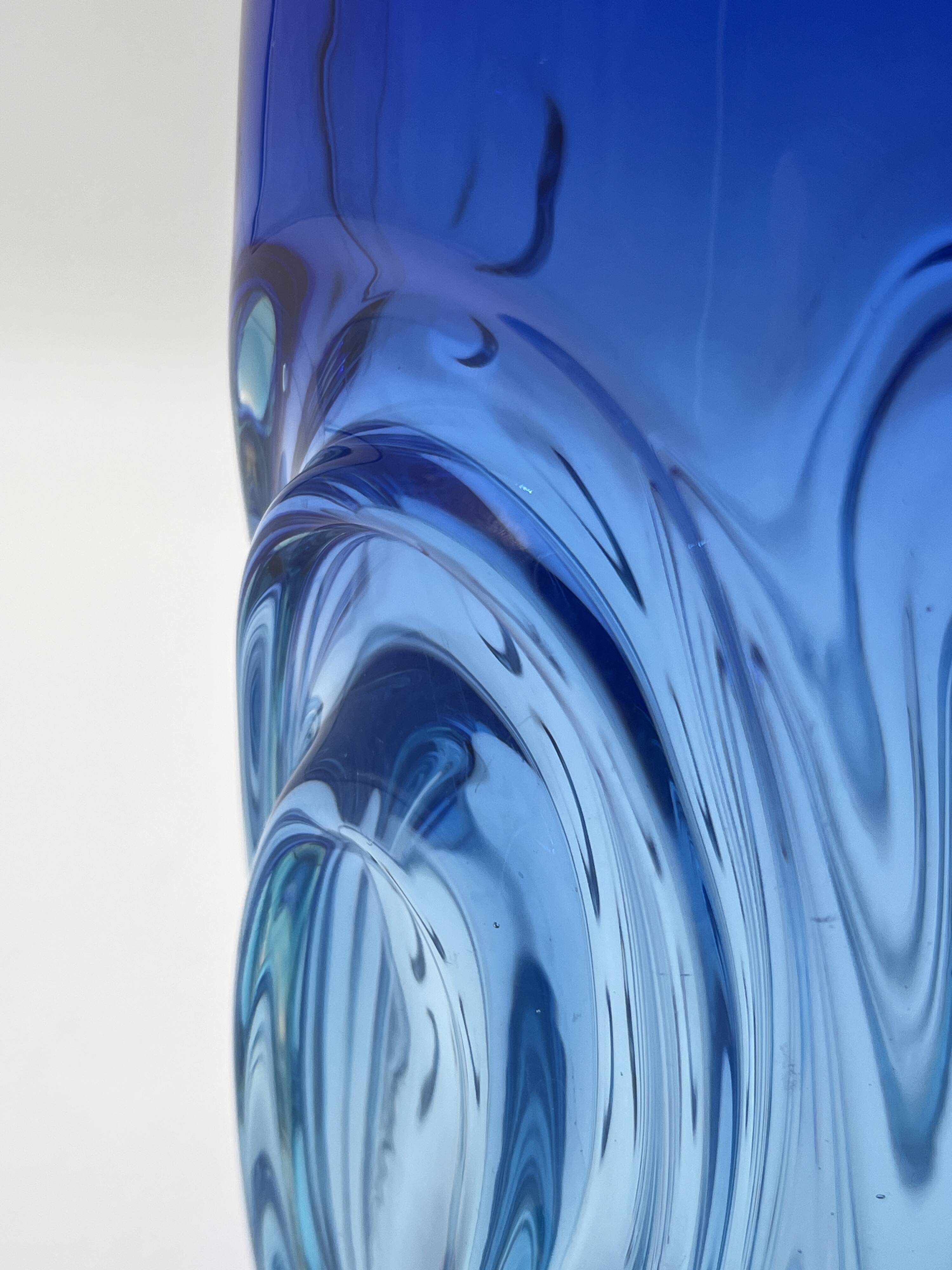 Murano blue vase