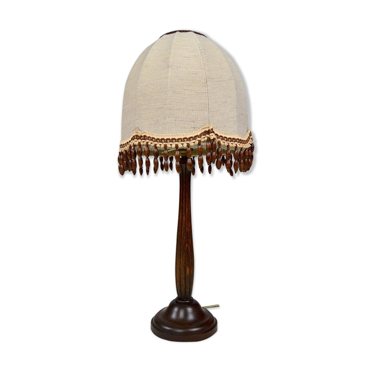 Art Deco fluted foot lamp, France, circa 1925