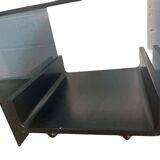 VINTAGE CURVED GLASS COFFEE TABLE / SIDE TABLE