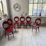 Set 6 chaises bistrot Baumann modèle Mouette
