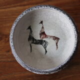 Ceramic giraffe cup