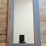 Teak mirror