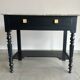 Old console with marble