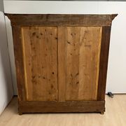 Biedermeier Wardrobe, Walnut Veneer, South Germany circa 1820