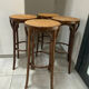 Lot de 4 tabourets bar vintage