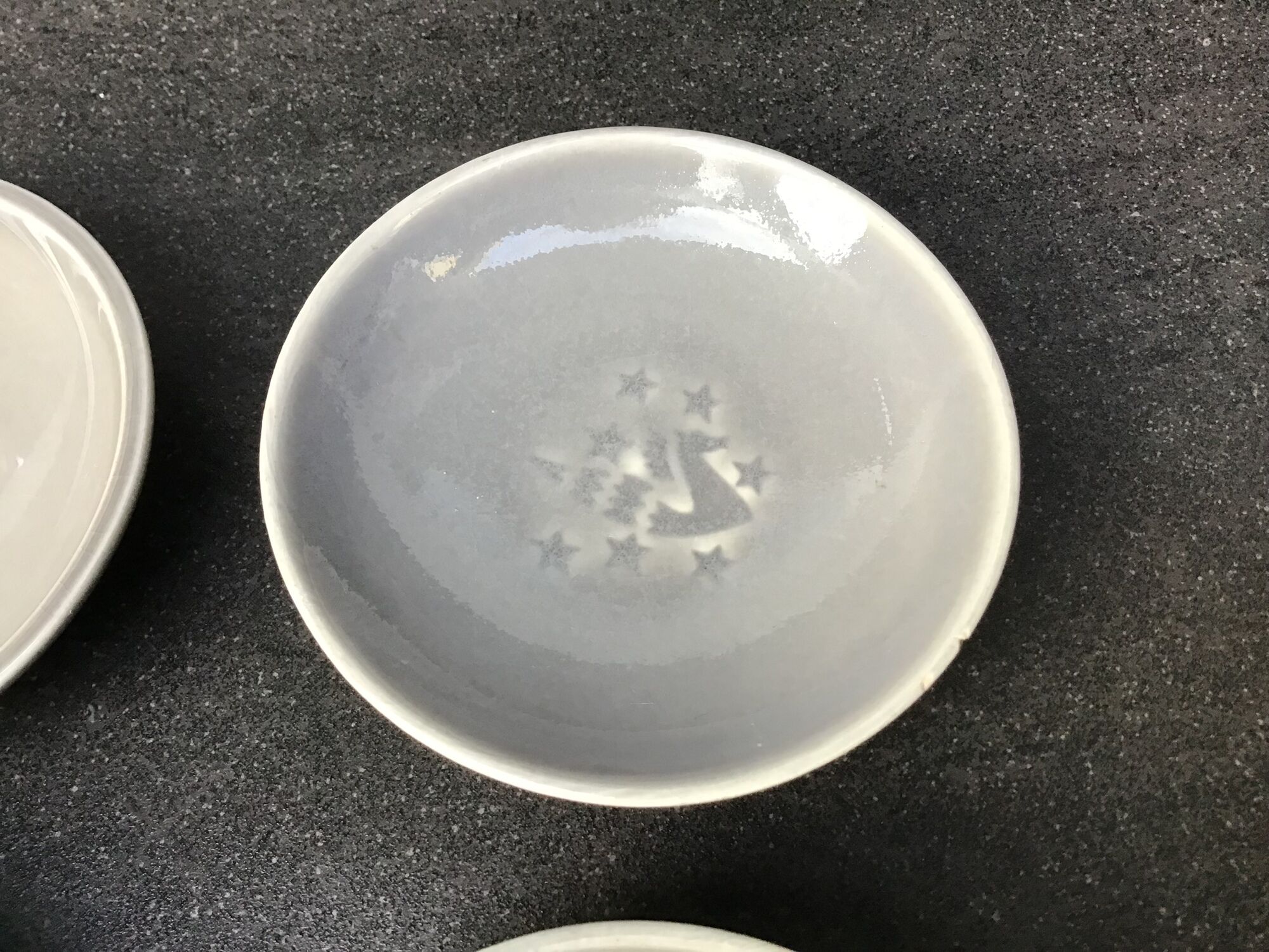 Set of 4 Gien cups for Concorde Air France