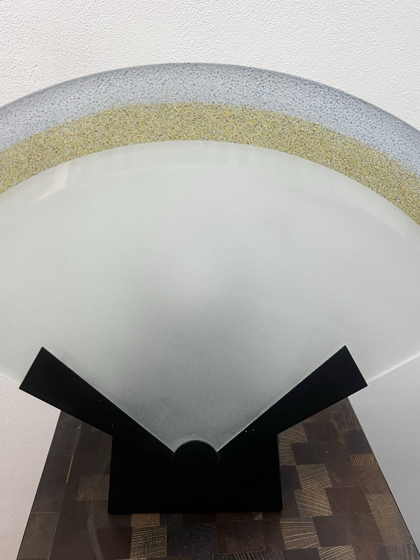 Murano fan lamp 1980 / Memphis Bauhaus