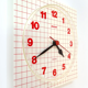 Horloge staiger west germany années 80 rouge