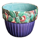 Art deco slip planter, Orchies