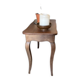 Table basse, de chevet, d’appoint, chêne clair.