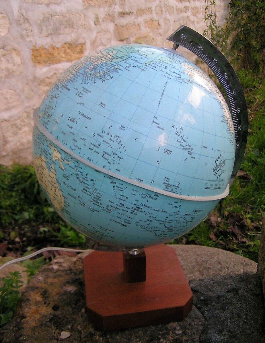 Luminous globe Taride 70s