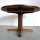 Midcentury Swedish extendable dining table in teak, 1960s