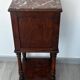 Bedside table/occasional table early 20th century wood and marble