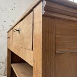 Early 20th century oak trade counter