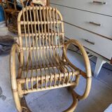 fauteuil en rotin pour enfant