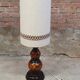 Ceramic foot floor lamp 70"