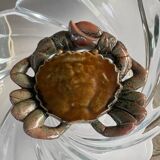 Glazed ceramic crab