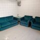 Larissa lounge set by Vittorio Introini for Saporiti Italia, 1970s, set of 3