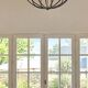 set of two black metal wall lights