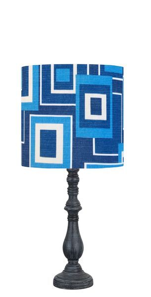 Fontenoy blue daybat H35 D35 - vintage fabric
