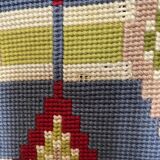 Swedish 1940-50 ‘s Needle point Flat Wall Rug 80x118cm