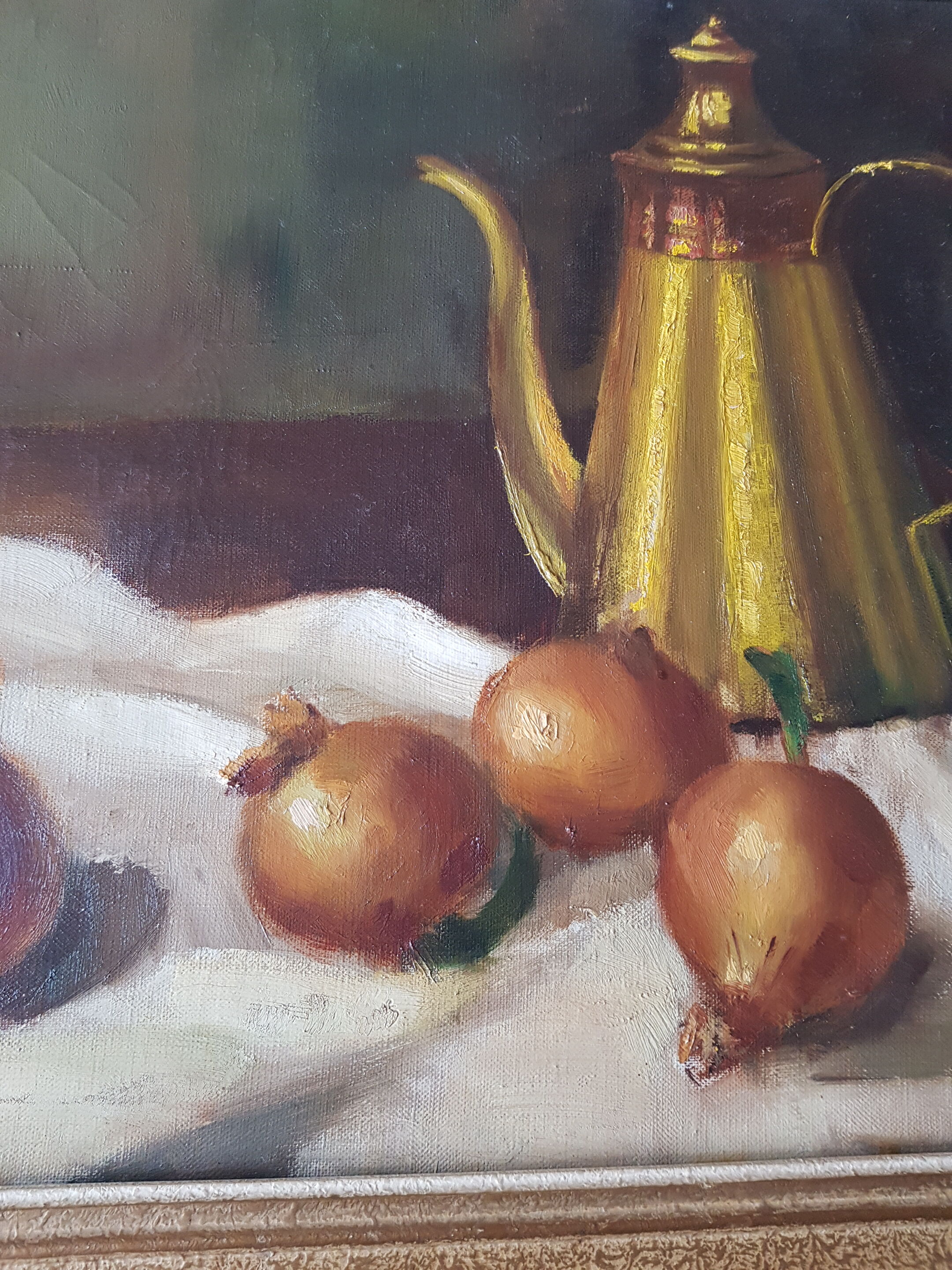 Still life Oil on canvas Ernest Betigny