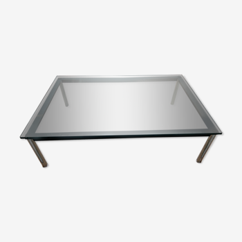 LC10P coffee table by Le Corbusier Cassina 2000 edition