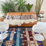 Tapis marocain boucherouite 145x185cm