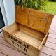 Former Chocolat Menier advertising wooden box