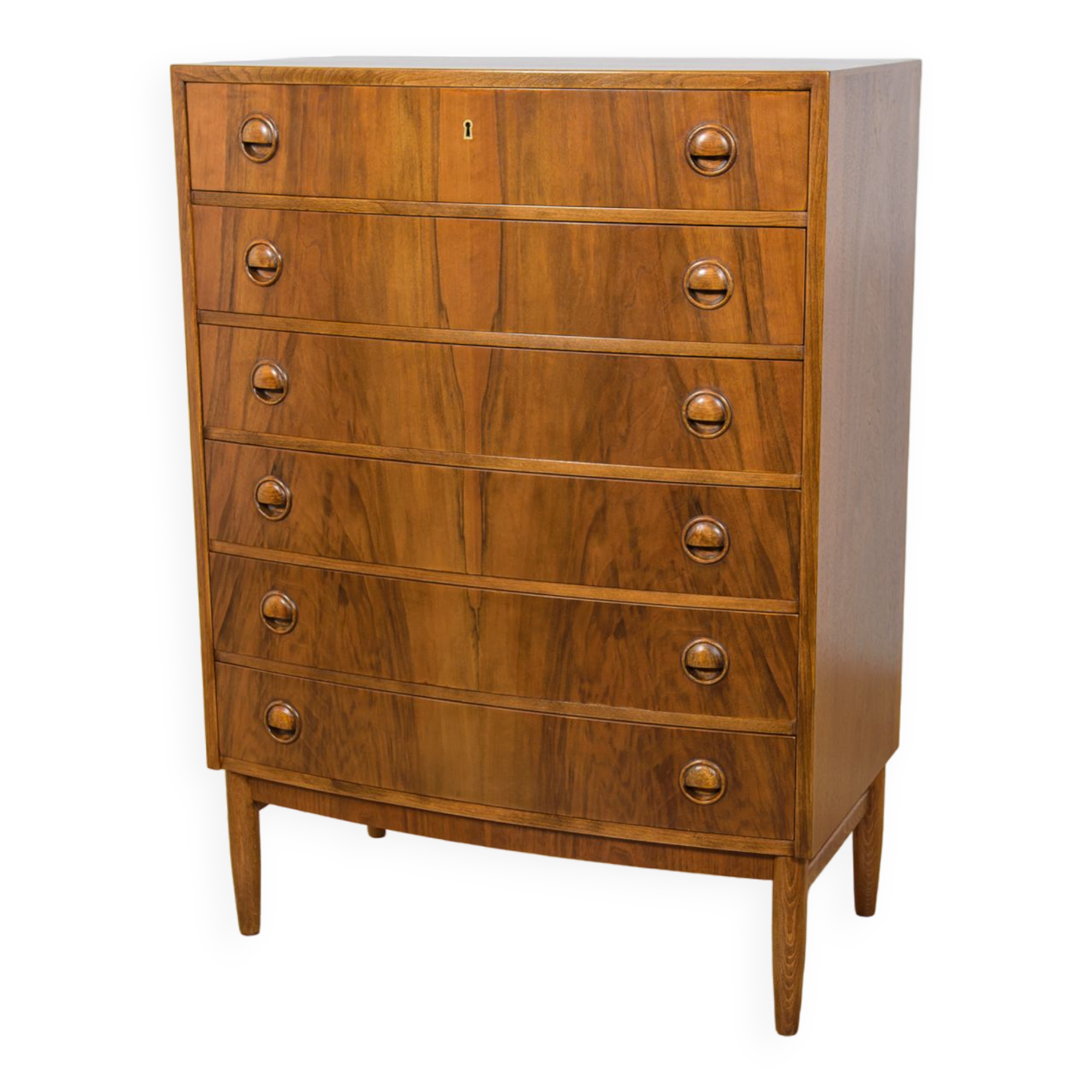 Mid-Century Danish Walnut Dresser, 1960s