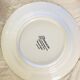 Set of 5 vintage dessert plates retro earthenware geese patterns stoneware moonlight