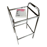 Sellette étagère vintage vers 1970 chromée