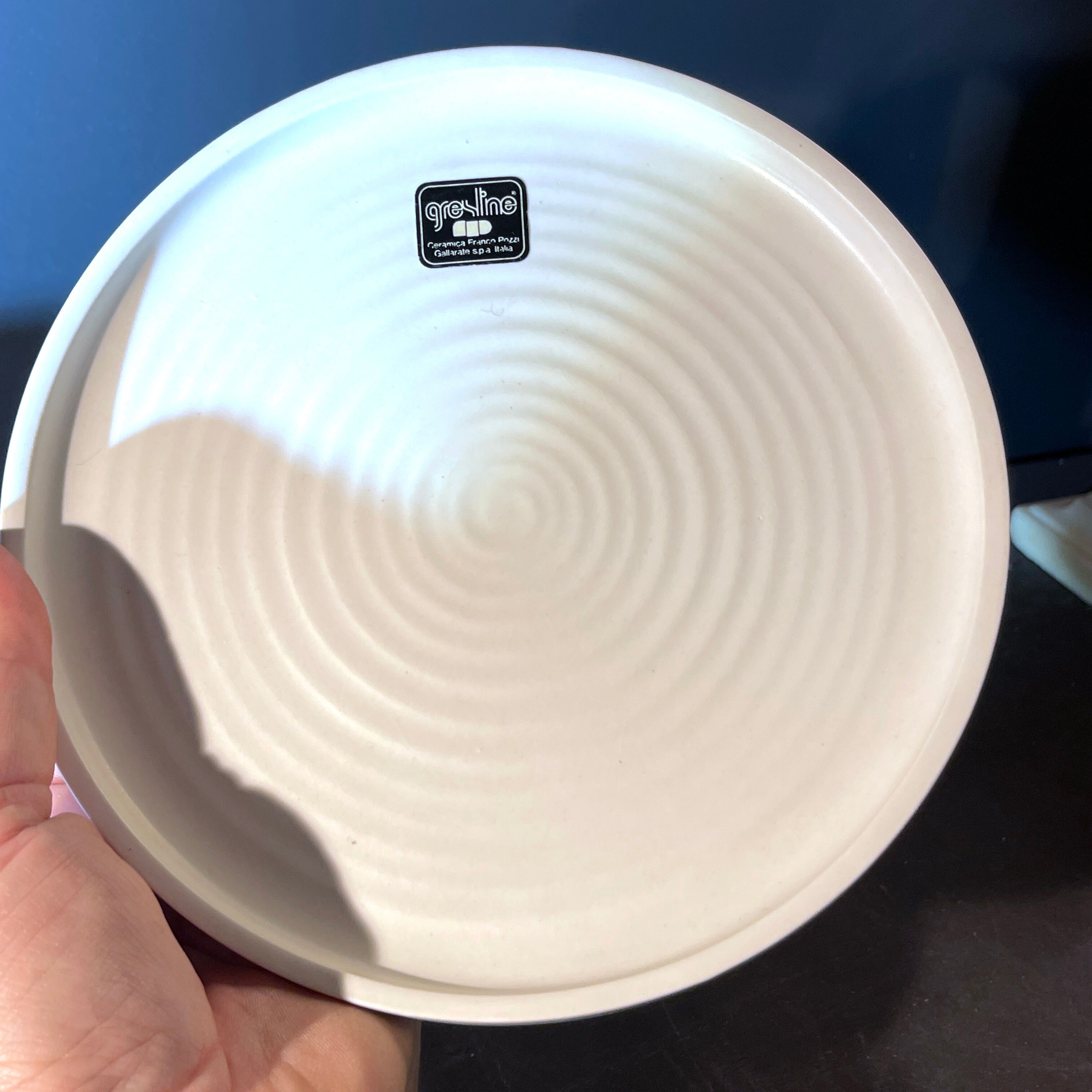 Vintage table service franco pozzi gresline, ceramic italian design 1960