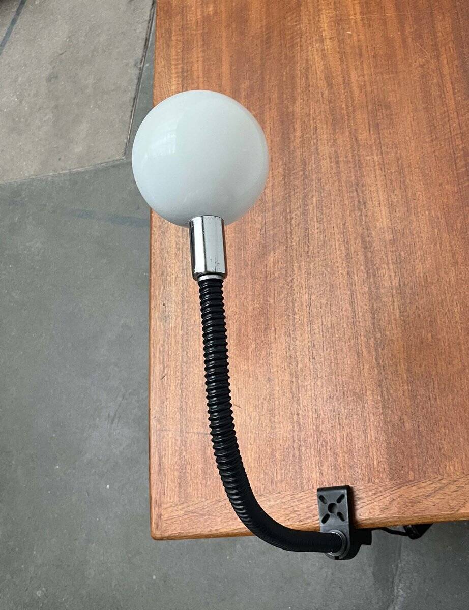 Cobra Snake clamp table lamp from the space age, 1970s