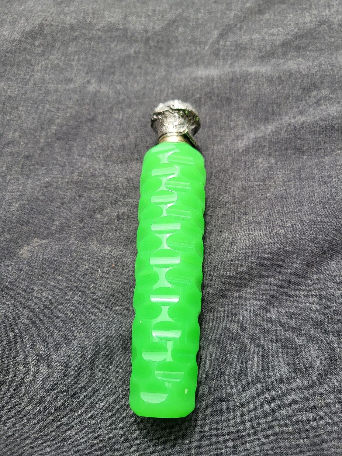 Opaline salt bottle