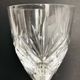 6 Glasses of white wine in cut crystal of Saint Louis model Chantilly